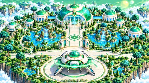 Prévia do modelo Jardim Namek
